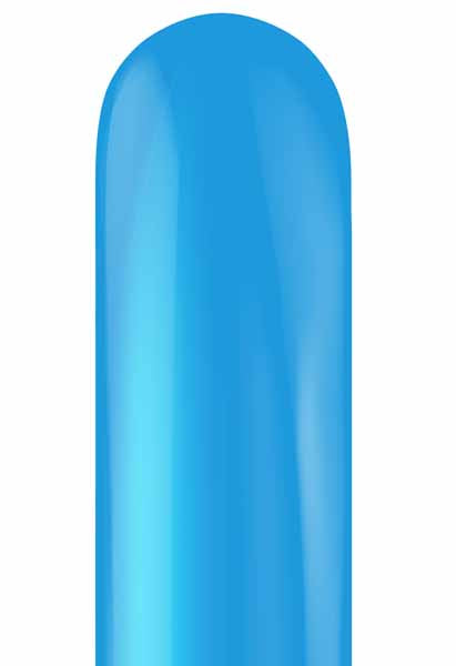 TUFTEX 260 Standard Blue Latex Twisting Balloons, 50 Pack