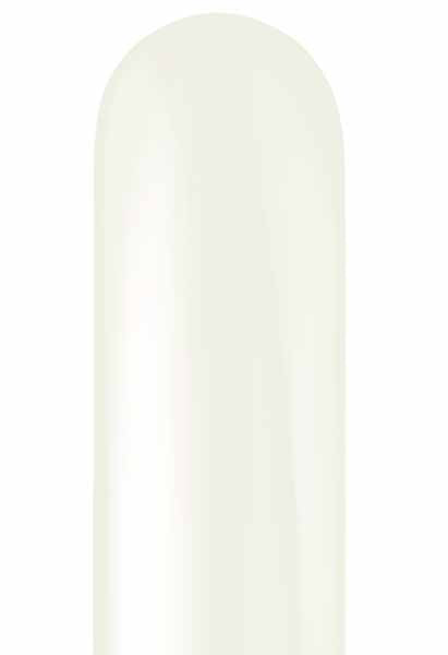 TUFTEX 260 Standard White Latex Twisting Balloons, 50 Count