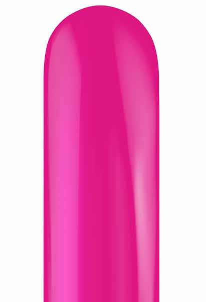 TUFTEX 260 Hot Pink Latex Twisting Balloons, 50 Count