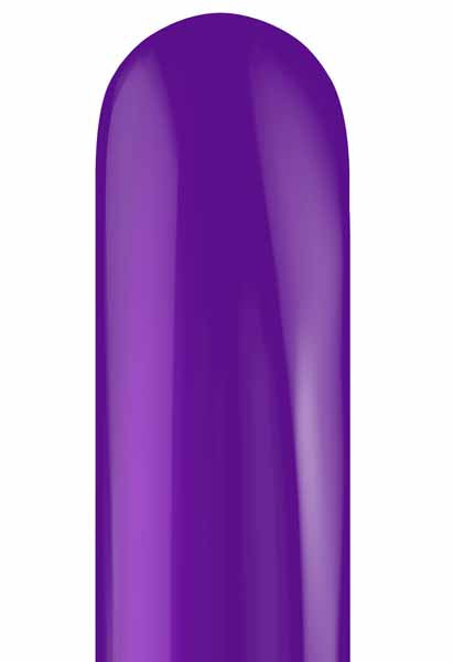 TUFTEX 260 Plum Purple Latex Twisting Balloons, 50 Count