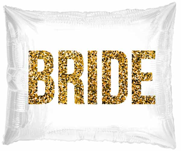 TUFTEX 20-Inch 24K Bride Foil Balloon