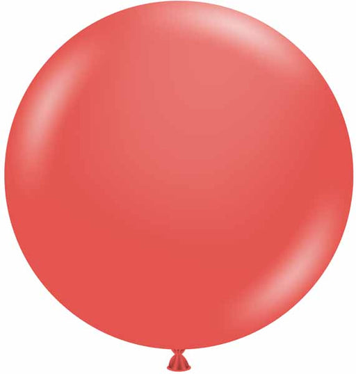 Tuftex Aloha Pink Coral 24-Inch Latex Balloons, 25 Count