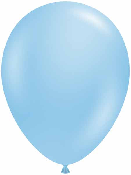 TUFTEX Baby Blue 11-Inch Latex Balloons, 12 Count