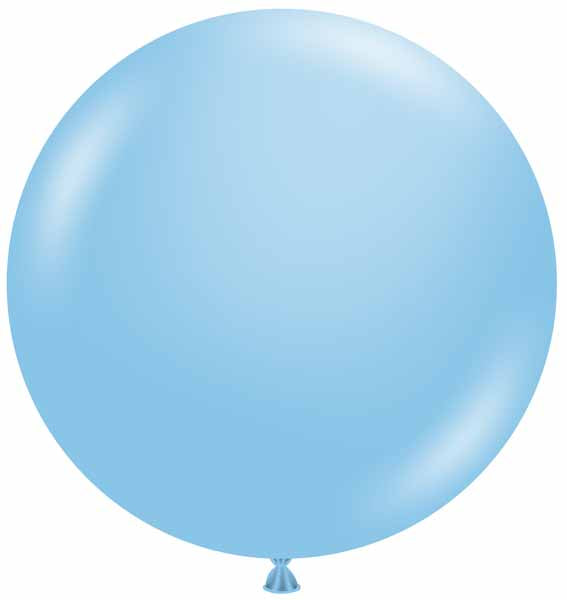 TUFTEX 36-Inch Baby Blue Latex Balloons, 2-Pack