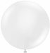 Tuftex 36-Inch Crystal Clear Latex Balloons, 2 Pack