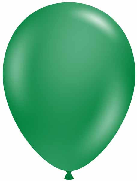 Tuftex 5-Inch Crystal Emerald Green Latex Balloons, 50 Count