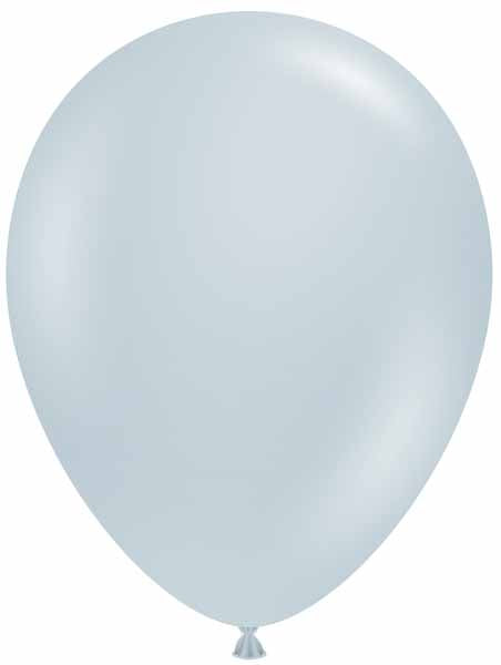 TUFTEX 5-Inch Fog Gray Latex Balloons, 50 Count