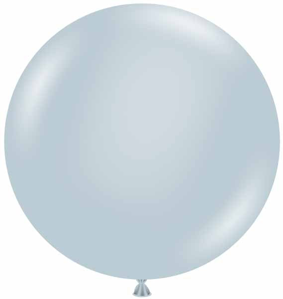TUFTEX 36-Inch Fog Gray Latex Balloons, 2 Pack