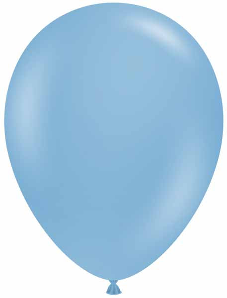 Tuftex 5" Pearl Georgia Blue Latex Balloons, 50 Count