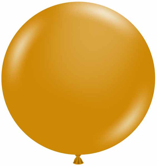 TUFTEX 36-Inch Metallic Gold Latex Balloons, 2-Pack