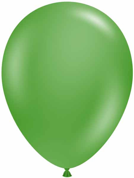 TUFTEX 17-Inch Standard Green Latex Balloons, 50 Count