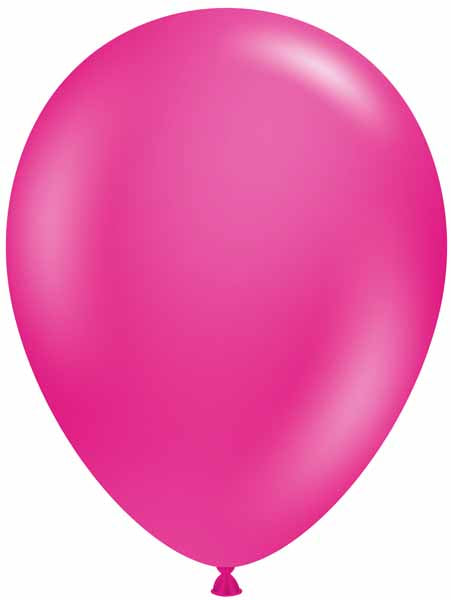 TUFTEX 5-Inch Hot Pink Latex Balloons, 50 Count