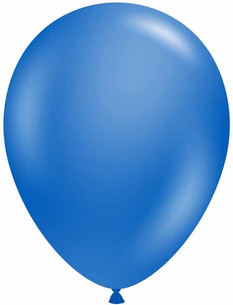 TUFTEX 5-Inch Metallic Blue Latex Balloons, 50 Count