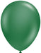 TUFTEX 17-Inch Metallic Forest Green Latex Balloons, 50 Count