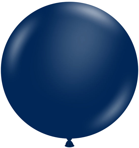 TUFTEX 24-Inch Metallic Midnight Blue Latex Balloons, 25 Count
