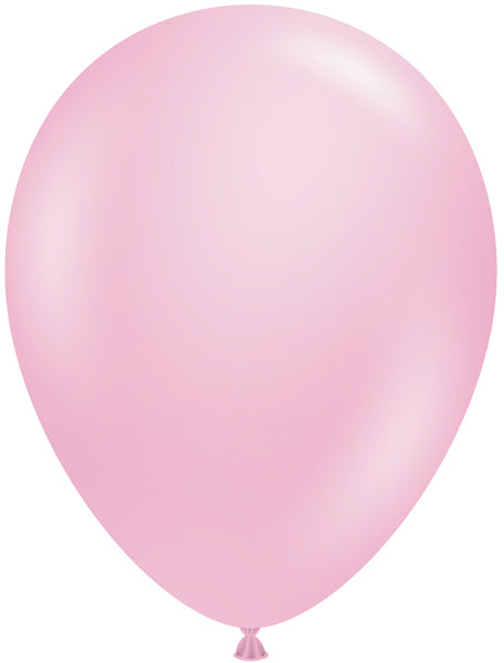 TUFTEX 5-Inch Pearl Shimmer Pink Latex Balloons, 50 Count