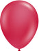 TUFTEX 17" Metallic Starfire Red Latex Balloons, 50 Count