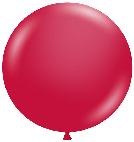 TUFTEX 36-Inch Metallic Starfire Red Latex Balloons, 2 Pack