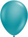 TUFTEX 5 Inch Metallic Teal Latex Balloons, 50 Count
