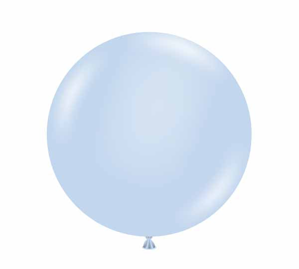TUFTEX 24-Inch Monet Baby Blue Latex Balloons, 25 Count