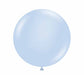 TUFTEX 24-Inch Monet Baby Blue Latex Balloons, 25 Count