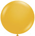 TUFTEX 24-Inch Mustard Latex Balloons, 25 Count
