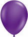 TUFTEX 11 Inch Crystal Purple Latex Balloons, 12 Pack