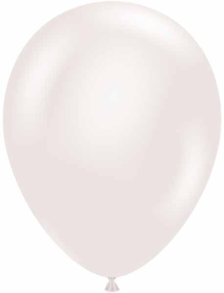 TUFTEX Pearl White Sugar 11-Inch Latex Balloons, 12 Count