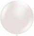 TUFTEX 24-Inch Pearl White Sugar Latex Balloons, 25 Count