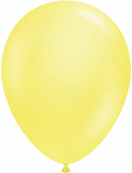 TUFTEX 11-Inch Pearl Yellow Latex Balloons, 100 Count
