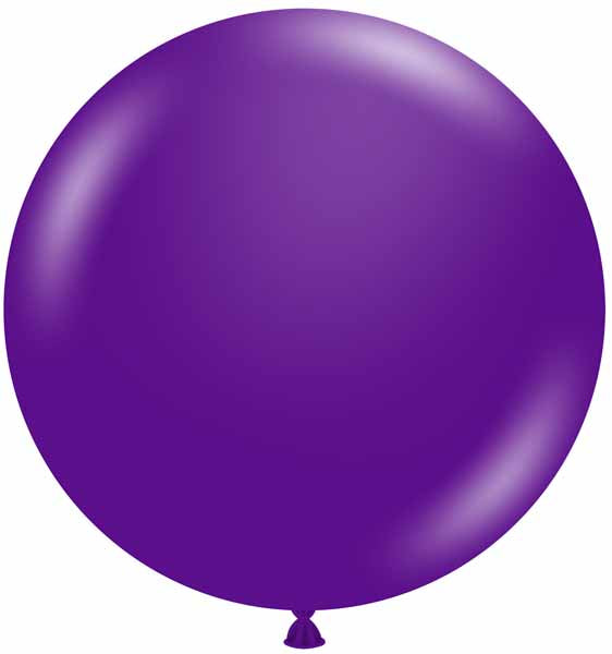 TUFTEX 36-Inch Plum Purple Latex Balloons, 2-Pack