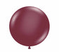 TUFTEX Samba Burgundy 24-Inch Latex Balloons, 25 Count