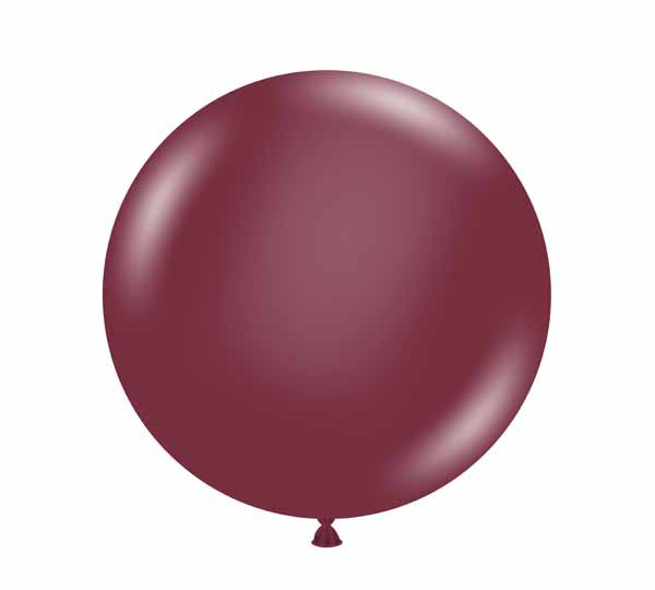 TUFTEX 36-Inch Samba Burgundy Latex Balloons, 2-Pack