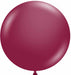 TUFTEX 24-Inch Sangria Latex Balloons, 25 Count