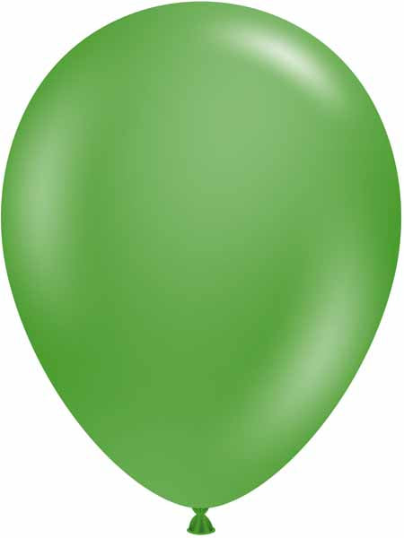 TUFTEX 11-Inch Standard Green Latex Balloons, 12 Count
