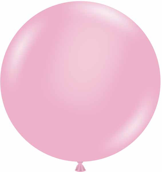 TUFTEX 24-Inch Standard Pink Latex Balloons, 25 Count