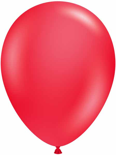 TUFTEX 5-Inch Standard Red Latex Balloons, 50 Count