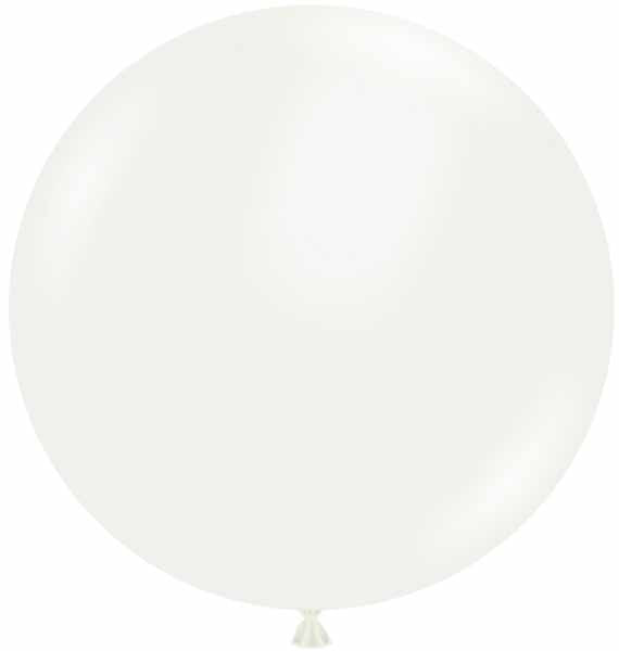 TUFTEX 36-Inch Standard White Latex Balloons, 10 Count