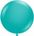 TUFTEX 24 Inch Teal Latex Balloons, 25 Pack