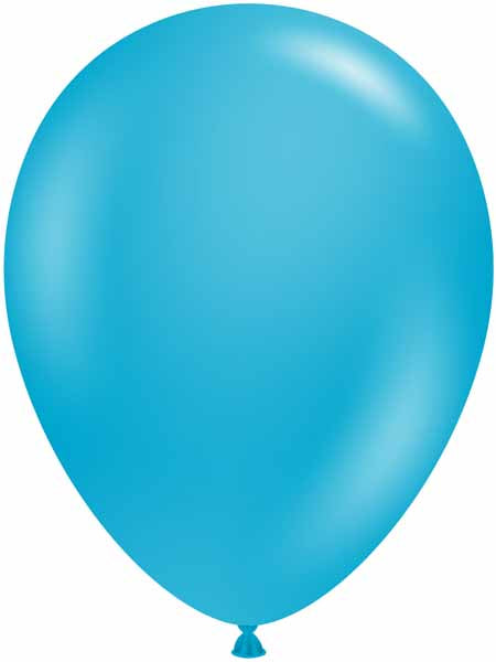 TUFTEX 17-Inch Turquoise Latex Balloons, 50 Count