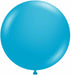 TUFTEX 24 Inch Turquoise Latex Balloons, 25 Count
