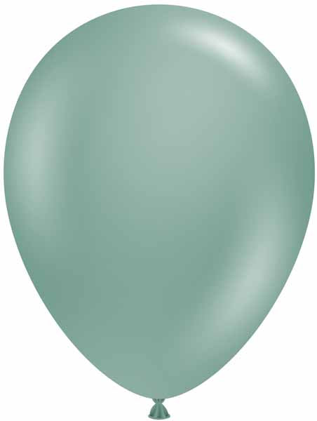 TUFTEX 5-Inch Willow Green Latex Balloons, 50 Count