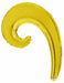 14" Gold Kurly Wave Foil Balloon