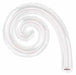 14-Inch White Kurly Spiral Foil Balloon