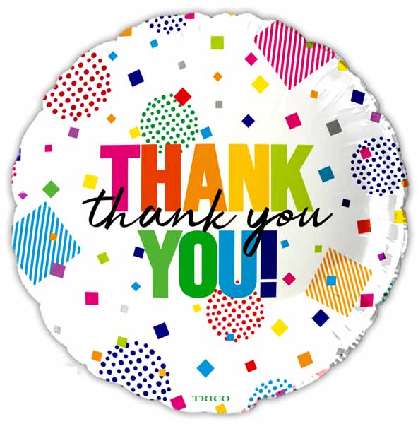 18-Inch Thank You! Foil Balloon