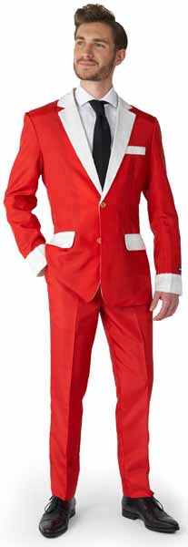 Suitmeister Men's Santa Faux Fur Costume, Large