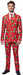 Suitmeister Men's Trees & Red Stars Christmas Suit, Medium