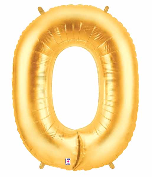 Meg loon Gold Number 0 Balloon, 34 Inch