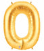 Meg loon Gold Number 0 Balloon, 34 Inch