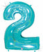 Megaloon Number 2 Holographic Balloon, 40 Inch